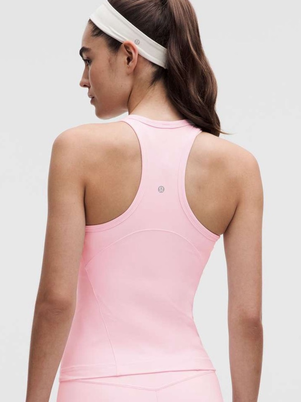 Lululemon Align Waist Length Light Pink Racerback Tank